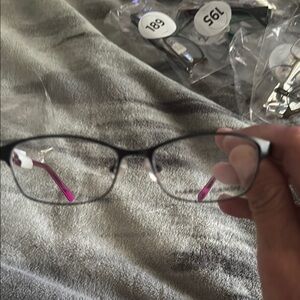 Hard Candy Black and Pink Glasses